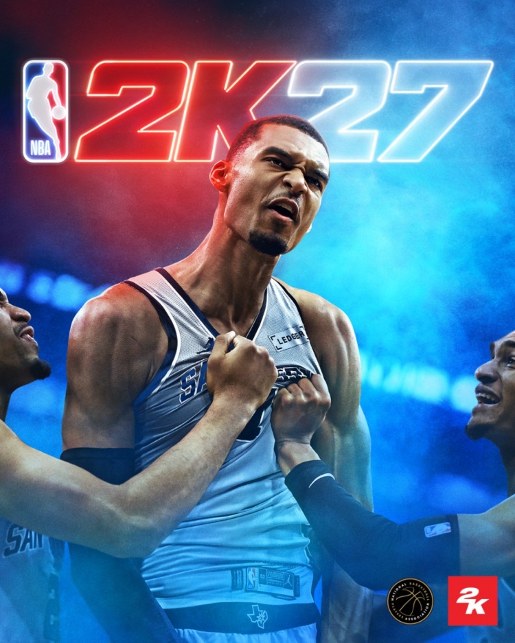 文班亚马成为NBA 2K27标准版封面人物 文班亚马成为NBA 2K27标准版封面人物